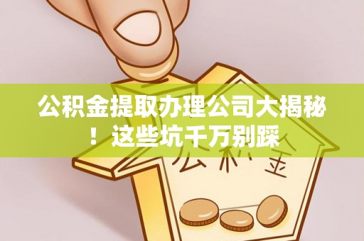 鄢陵公积金提取办理公司大揭秘！这些坑千万别踩